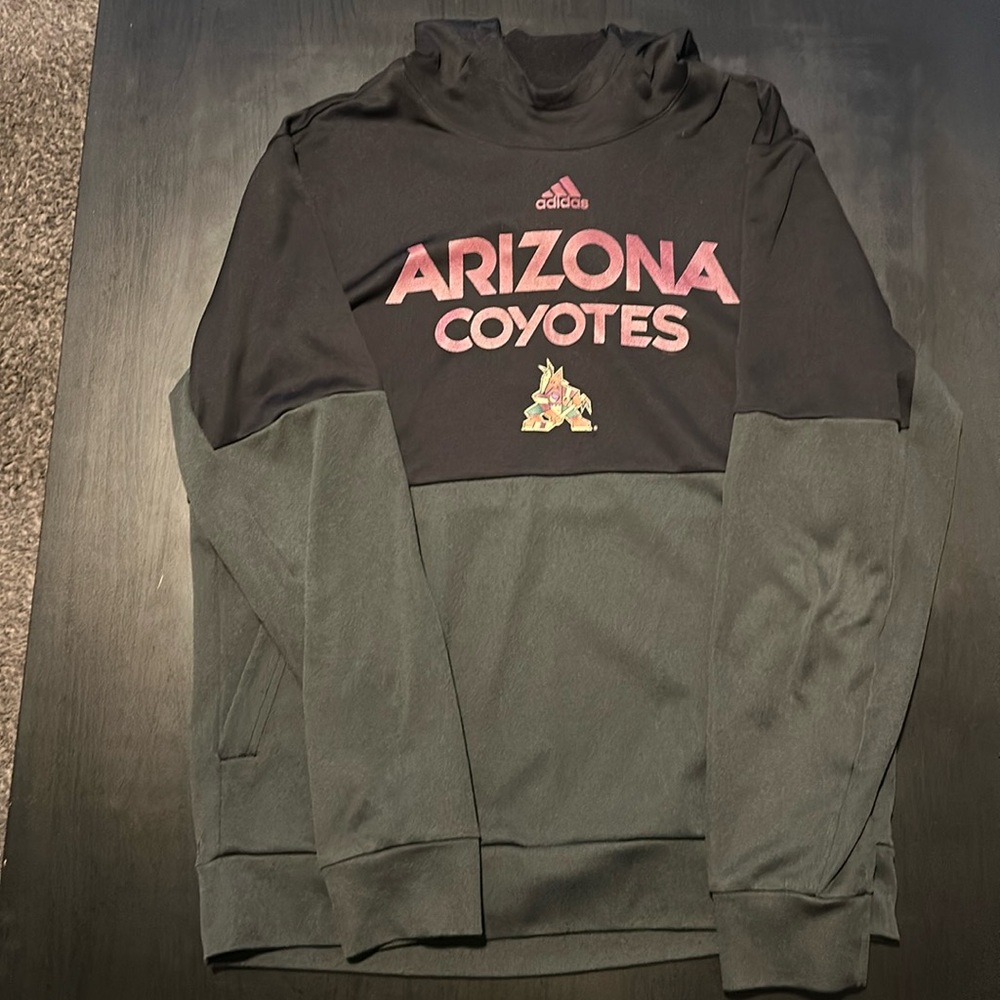 Arizona Coyotes Adidas Mens Hoodie Sweatshirt Large L